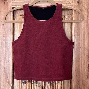 Vuori Clean Elevation Plyo Tank Brick Heather Built-In Bra Size S